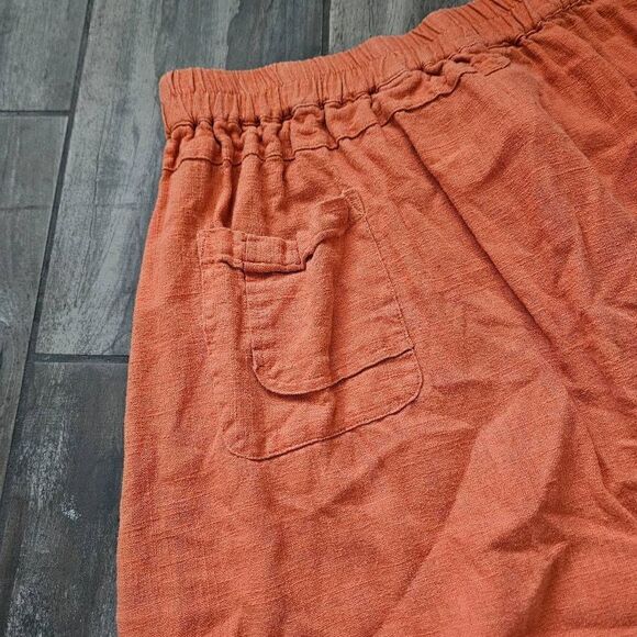 NWOT Bella Blue Linen Blend Skirt - Picture 8 of 8